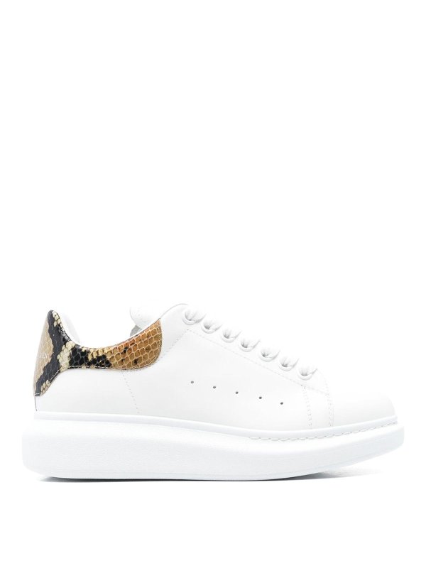 ALEXANDER MCQUEEN: trainers - Sneakers With Python Print Heel