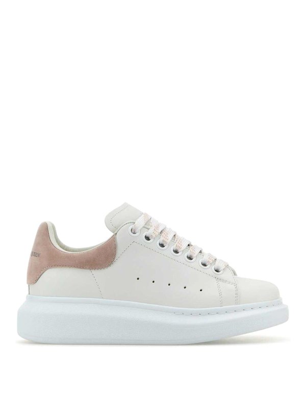 ALEXANDER MCQUEEN: trainers - Oversize Sneakers In White And Beige