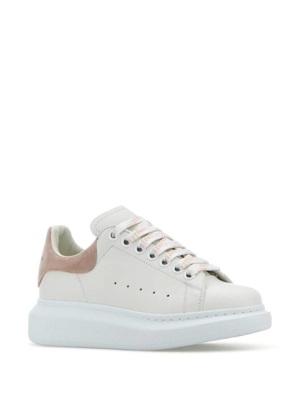 ALEXANDER MCQUEEN: trainers online - Oversize Sneakers In White And Beige