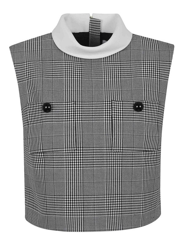 Self Portrait: Tops y camisetas sin mangas - Top - Blanco