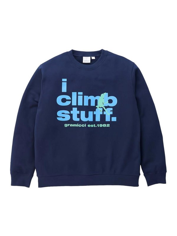 GRAMICCI: Sweatshirts & Sweaters - I Climb Stuff Sweatshirt