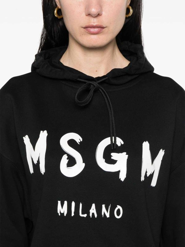 m.s.g.m. buy online Logo Grafiti Hoodie