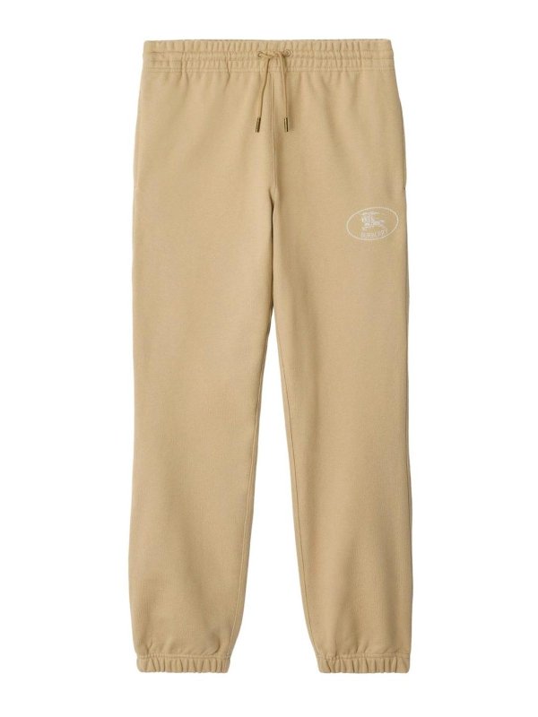 BURBERRY: スウェットパンツ - トラックスーツ ボトムス - ベージュ