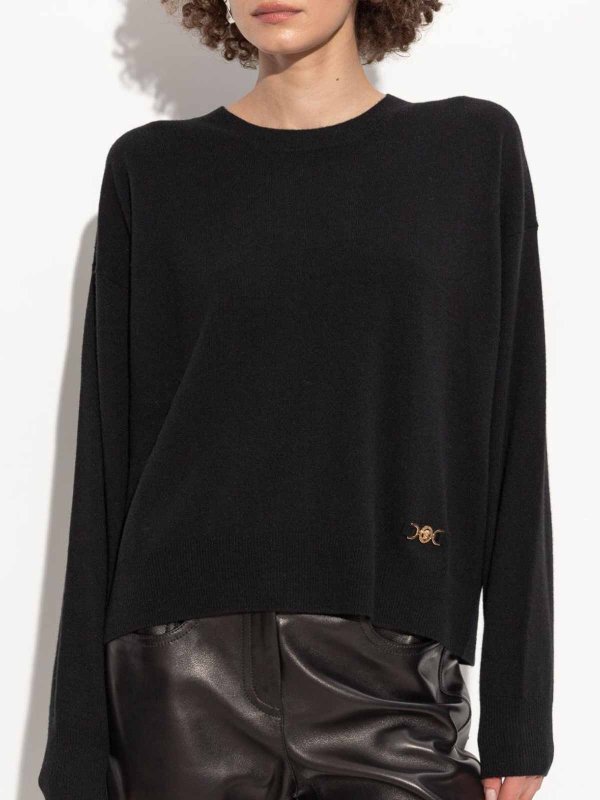 The Best Shops VERSACE: クルーネック - クルーネック - 黒