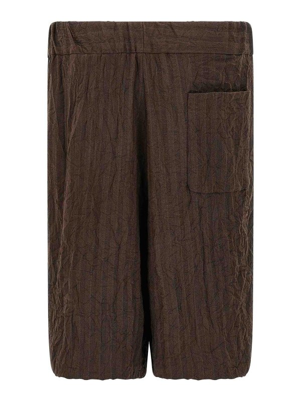 DRIES VAN NOTEN: Trousers Shorts online - Plate Bermuda Shorts