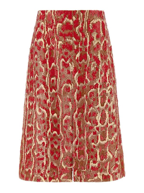 DRIES VAN NOTEN: Knee length skirts & Midi - Shera Bis Skirt