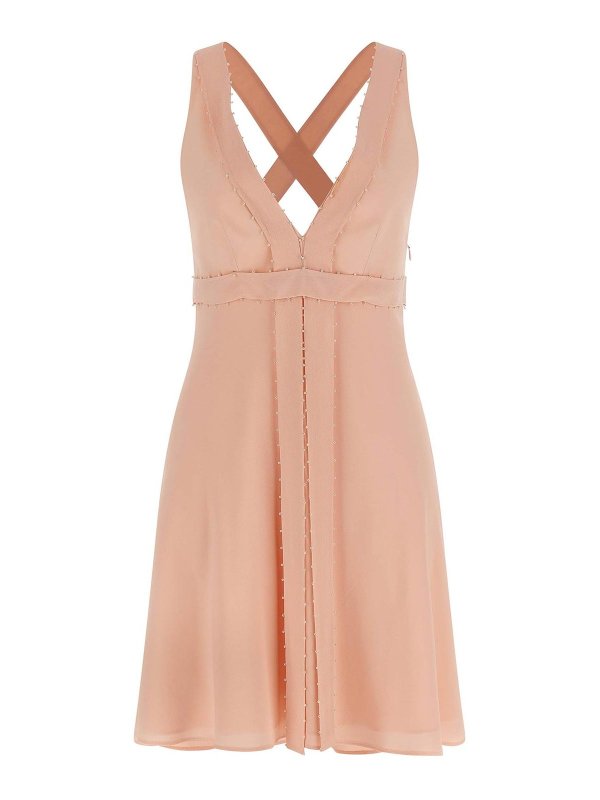 GIOVANNI BEDIN: Knielange Kleider - Knielanges Kleid - Nude