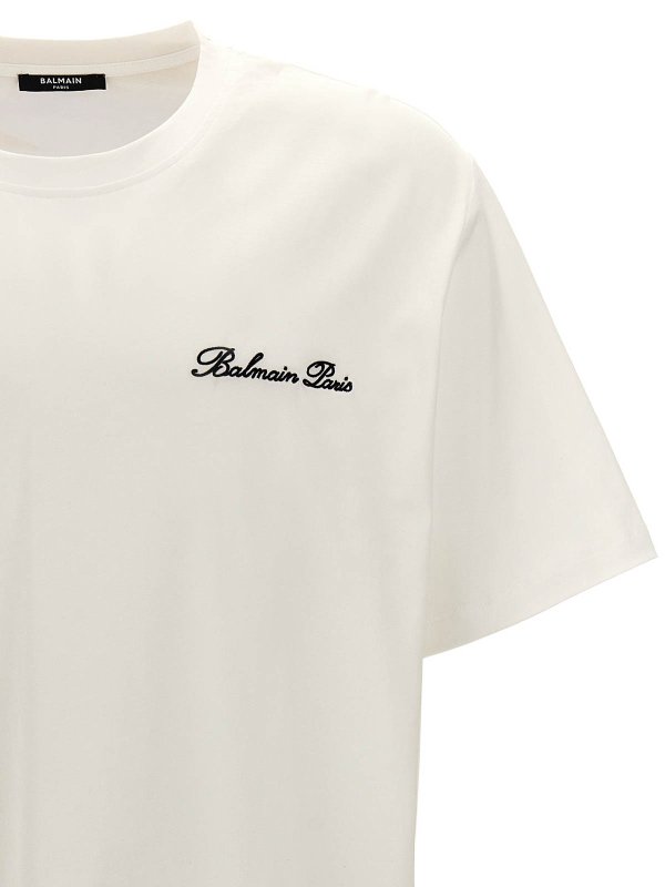 The Best Shops Balmain: Camisetas - Camiseta - Blanco