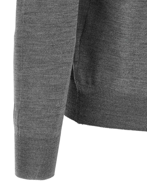 Rundhalspullover - Grau shop online: BARBA