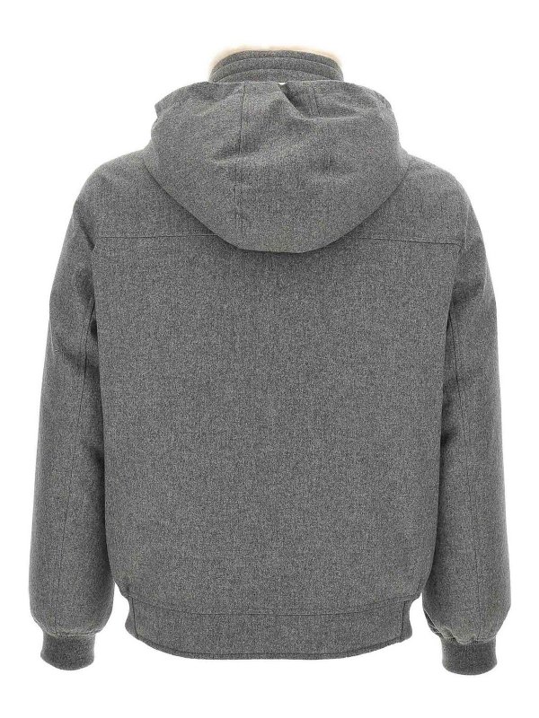 BRUNELLO CUCINELLI: bombers online - Sherling Neck Bomber Jacket