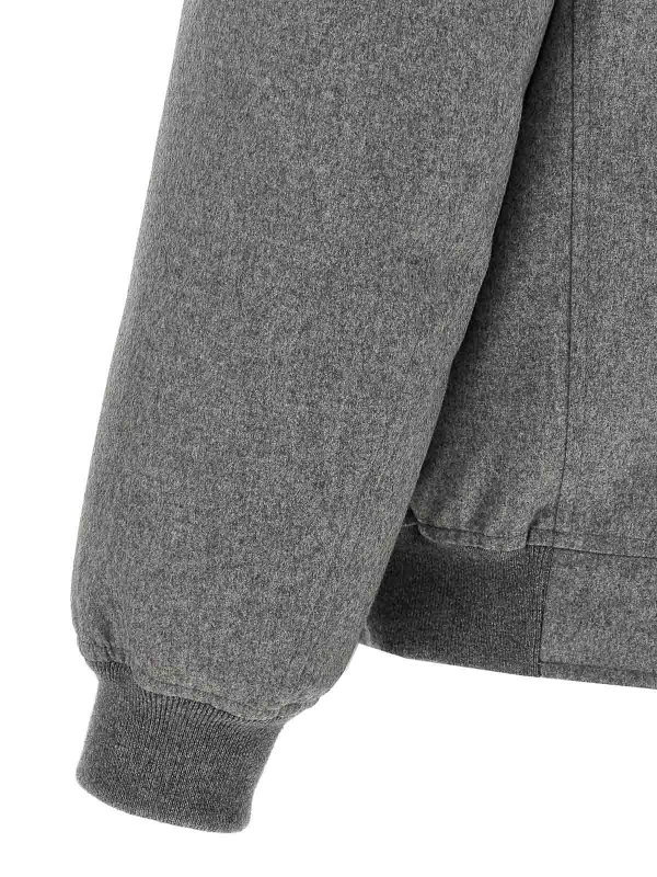 Sherling Neck Bomber Jacket shop online: BRUNELLO CUCINELLI