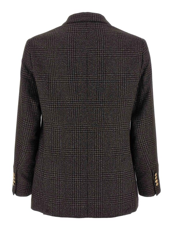 BRUNELLO CUCINELLI: blazers online - Prince Of Wales Blazer