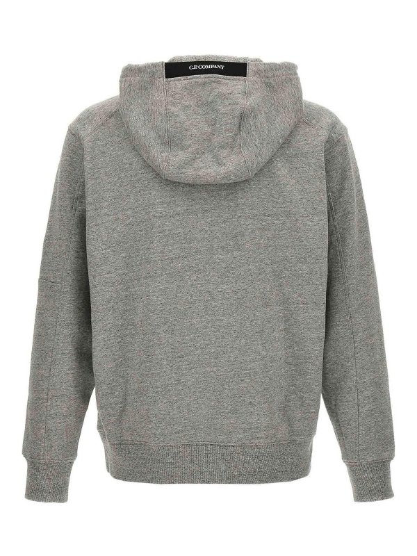 C.P. COMPANY: Sweatshirts & Sweaters online - Diagonal Raised Hoodie