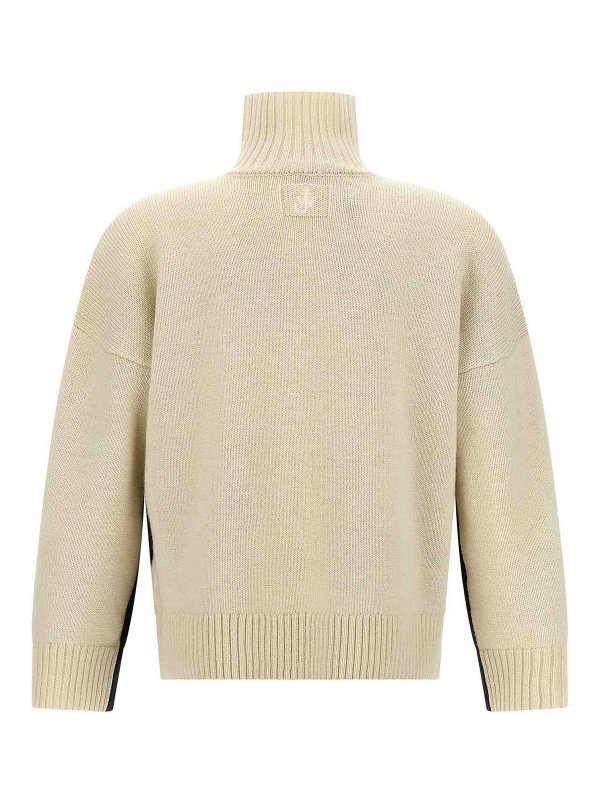 J.W. ANDERSON: cardigans online - Two Tone Sweater
