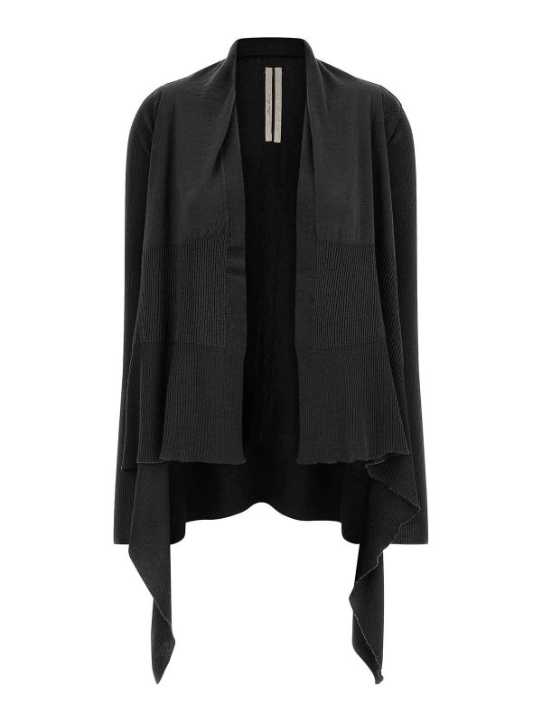 RICK OWENS: cardigans - Medium Wrap Cardigan