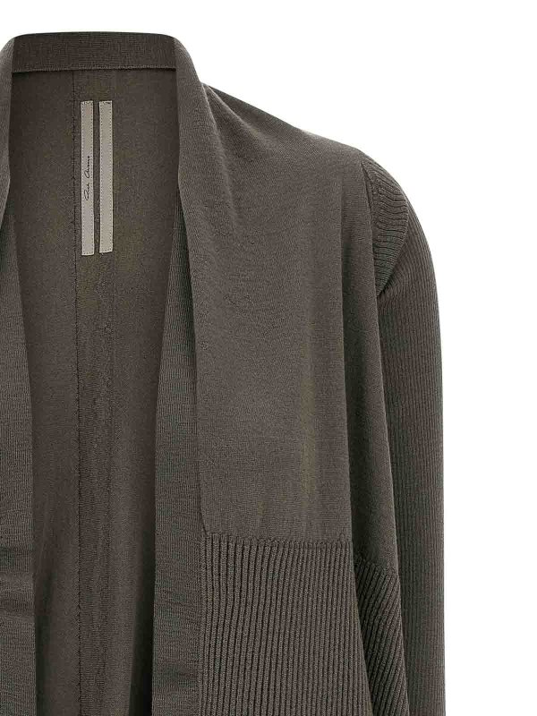 The Best Shops RICK OWENS: cardigans - Medium Wrap Cardigan