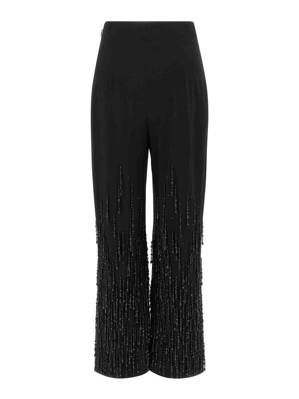 ALBERTA FERRETTI: casual trousers online - Beaded Pants