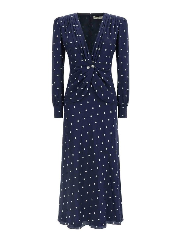 ALESSANDRA RICH: knee length dresses - Polka Dot Dress