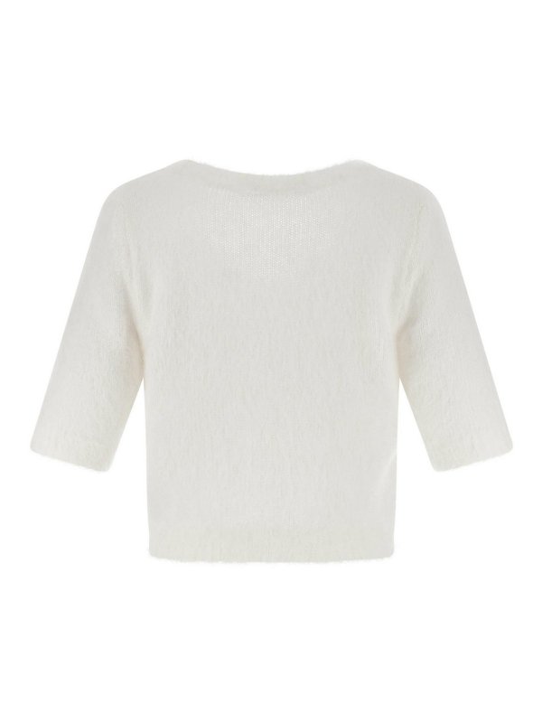 ALESSANDRA RICH: cardigans online - Carded Mohair Sweater