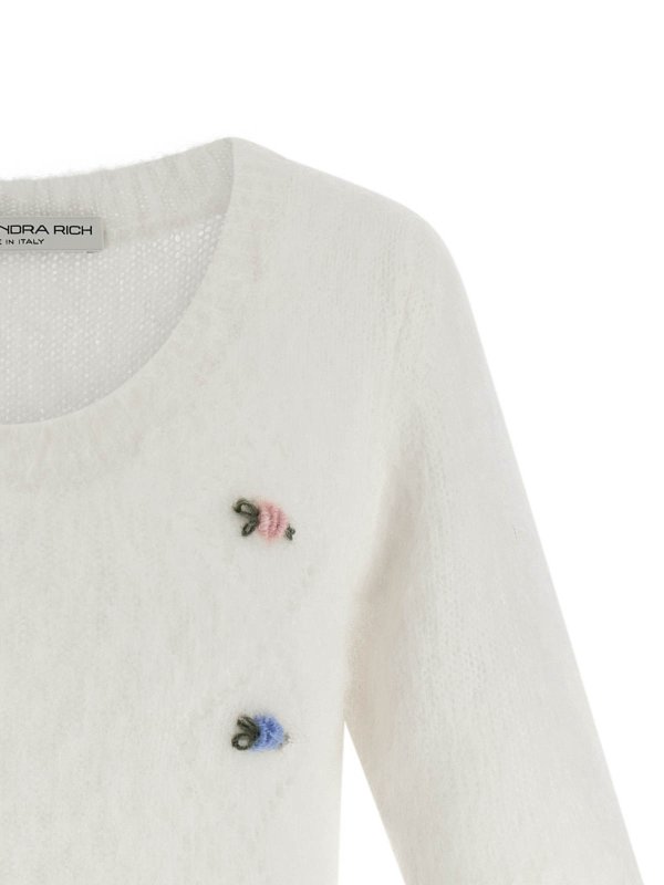 The Best Shops ALESSANDRA RICH: cardigans - Carded Mohair Sweater