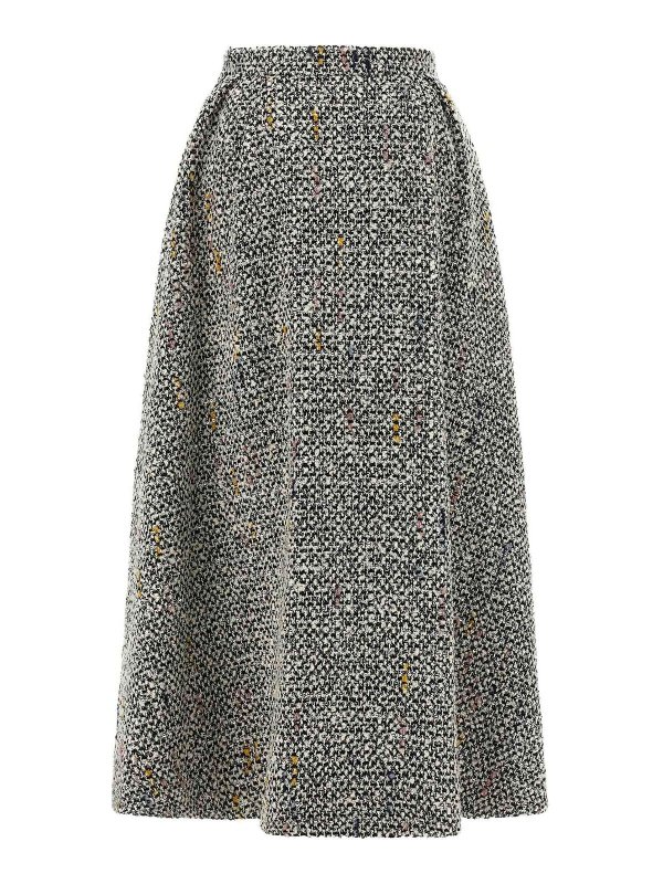 ALESSANDRA RICH: Knee length skirts & Midi online - Tweed Skirt