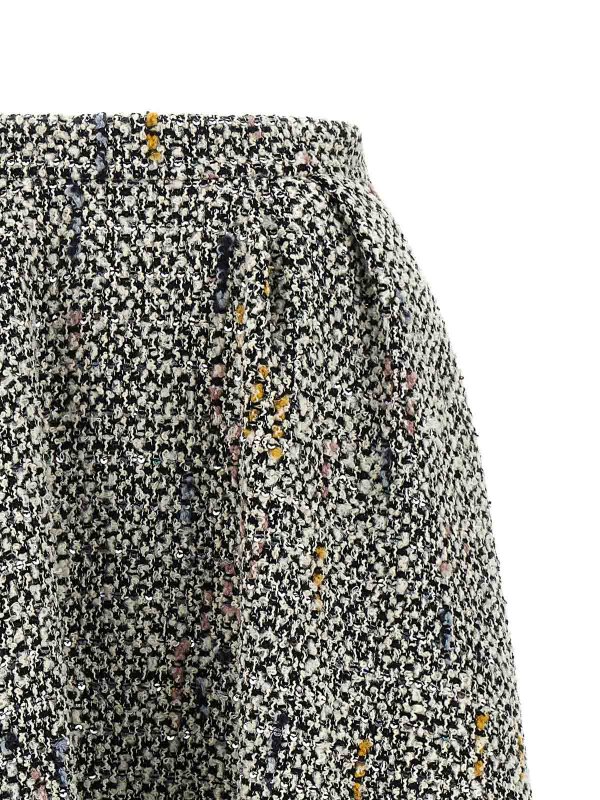 The Best Shops ALESSANDRA RICH: Knee length skirts & Midi - Tweed Skirt