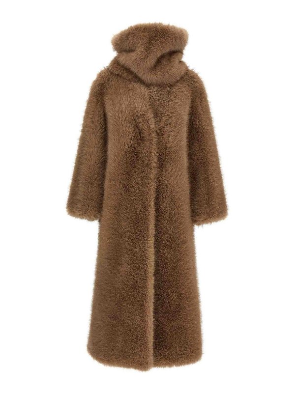 B&B COUTURE: cappotti corti - Biscuit Eco Fur