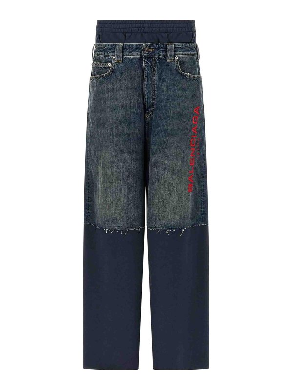 BALENCIAGA: bootcut jeans - Jeans Insert Joggers
