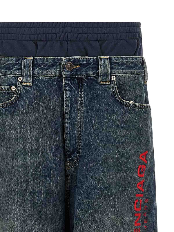 The Best Shops BALENCIAGA: bootcut jeans - Jeans Insert Joggers