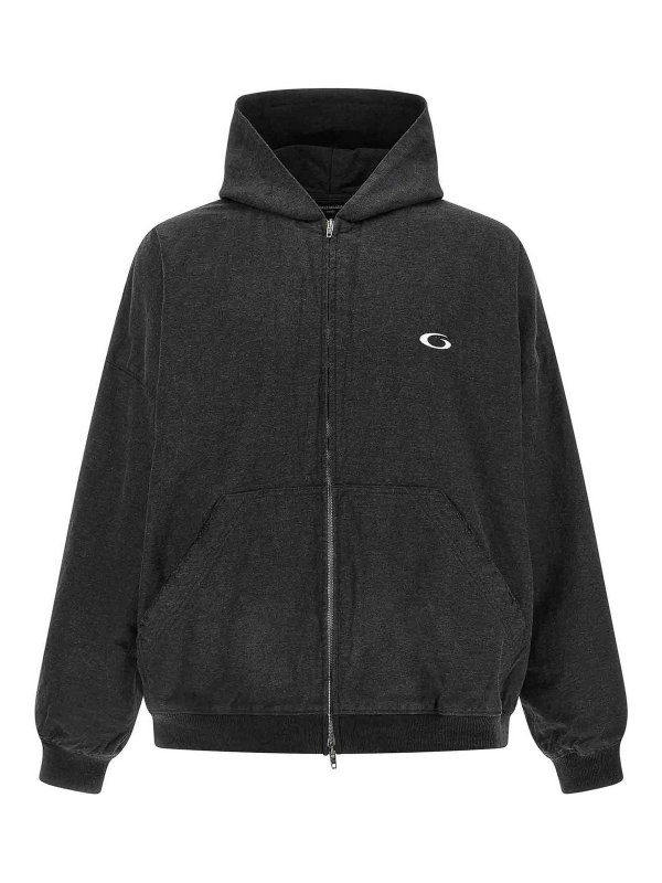 BALENCIAGA: Sweatshirts & Sweaters - Trompe Lil Hoodie