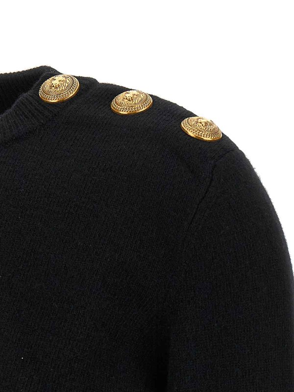 Eco-Cashmere Button Sweater shop online: Balmain