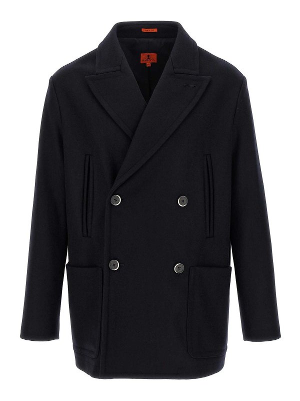 BARENA VENEZIA: ショートコート - ショートコート - ブルー