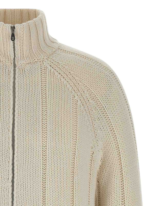 The Best Shops BRUNELLO CUCINELLI: casual jackets - Knitted Down Jacket
