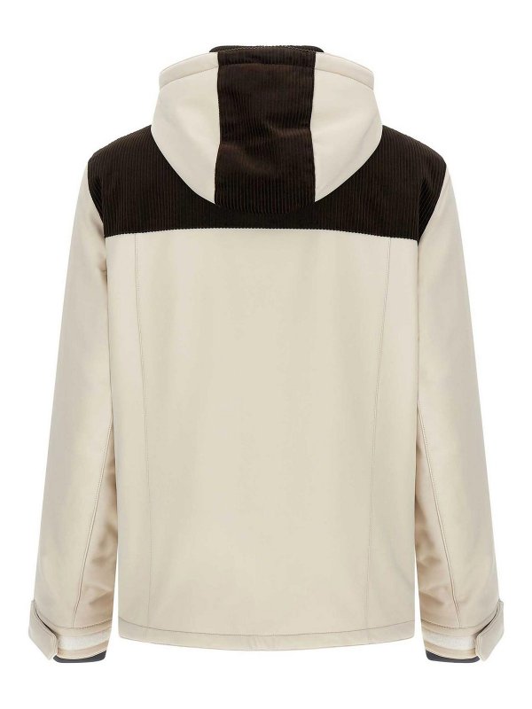 The Best Shops BRUNELLO CUCINELLI: casual jackets - Corduroy Insert Ski Jacket