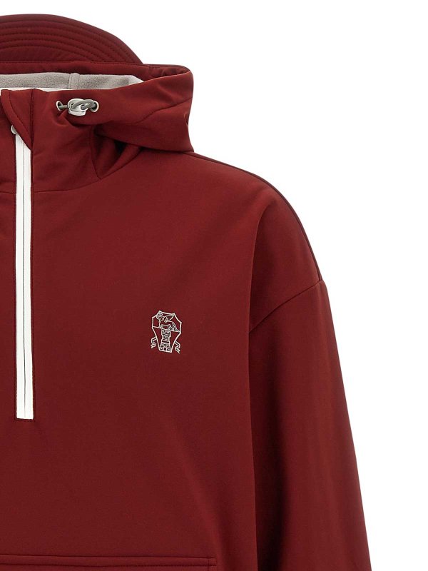 The Best Shops BRUNELLO CUCINELLI: カジュアルジャケット - カジュアルジャケット - ダークレッド