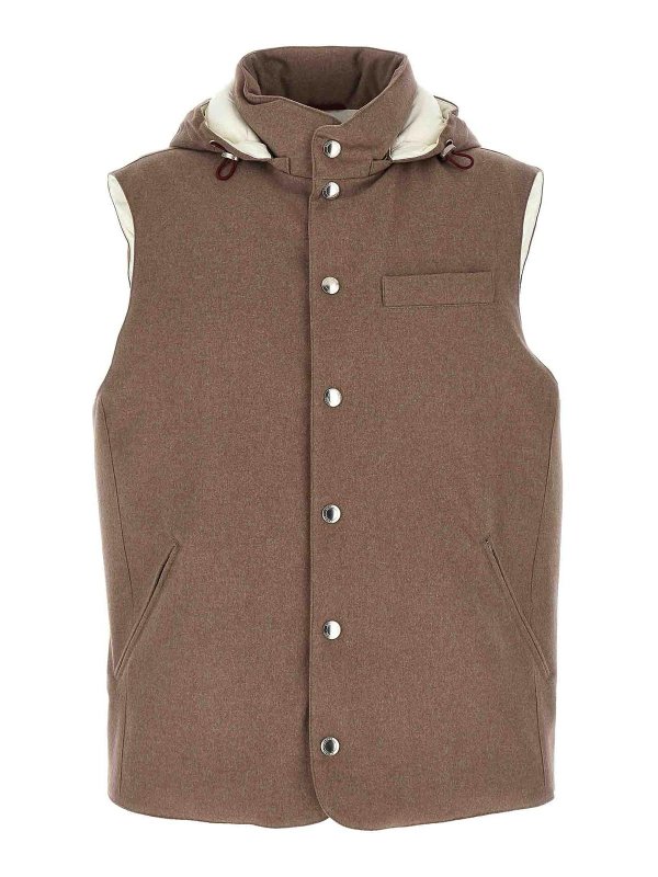 BRUNELLO CUCINELLI: Westen - Weste - Beige