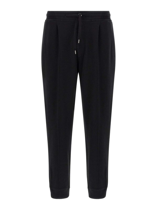 BRUNELLO CUCINELLI: Pantalons de survêtement  - Pantalons De Sport - Noir