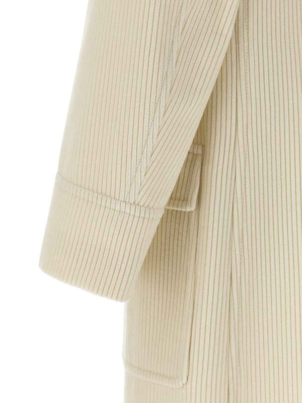 Kurzer Mantel - Weiß shop online: BRUNELLO CUCINELLI