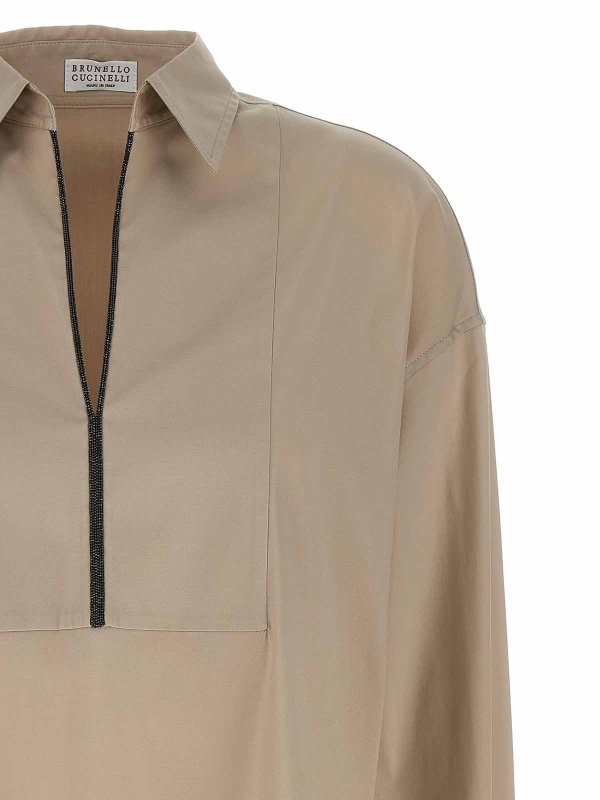 The Best Shops BRUNELLO CUCINELLI: Hemden - Hemd - Beige