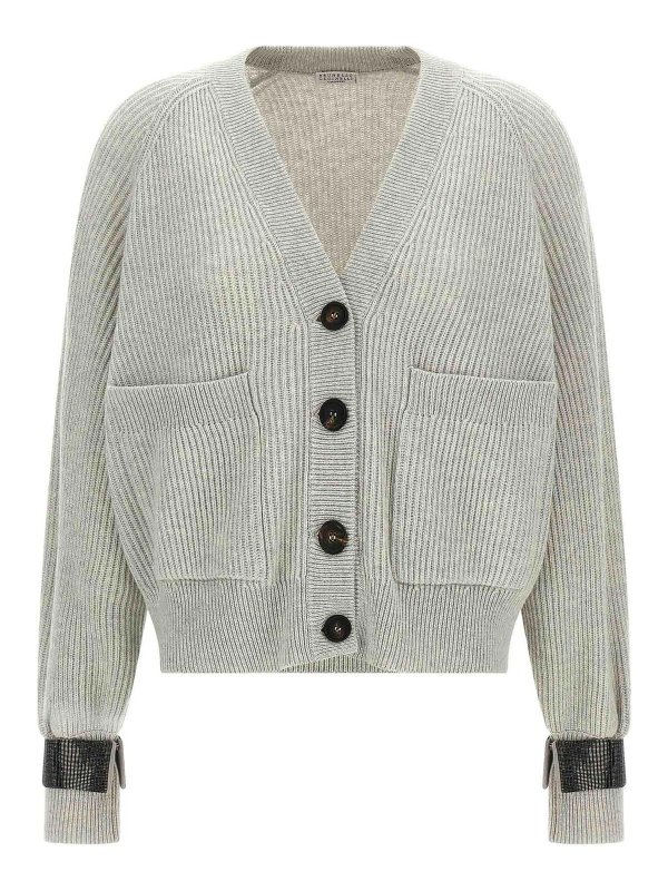 BRUNELLO CUCINELLI: cardigans - Monile Cuff Cardigan