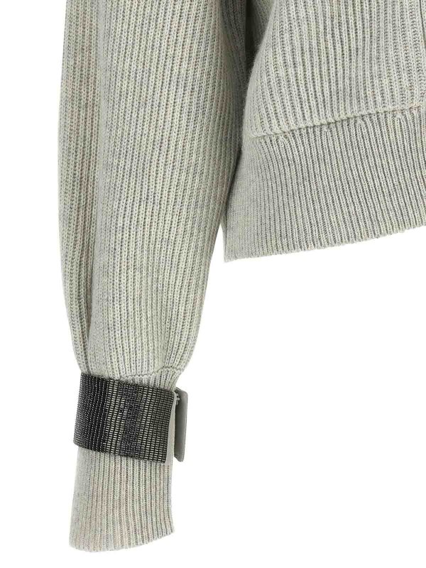 Monile Cuff Cardigan shop online: BRUNELLO CUCINELLI