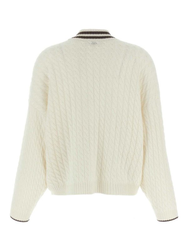 BRUNELLO CUCINELLI: Cardigans online - Cardigan - Weiß