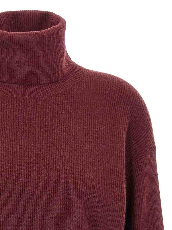 The Best Shops BRUNELLO CUCINELLI: Turtlenecks & Polo necks - Ribbed Turtleneck Sweater