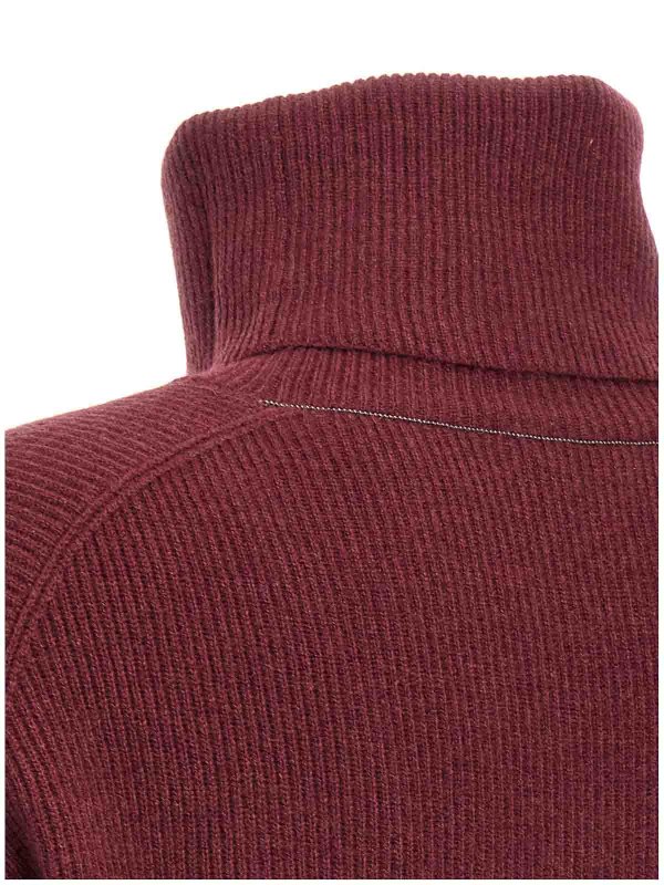 Ribbed Turtleneck Sweater shop online: BRUNELLO CUCINELLI
