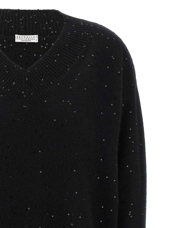 The Best Shops BRUNELLO CUCINELLI: cardigans - Sequin Sweater