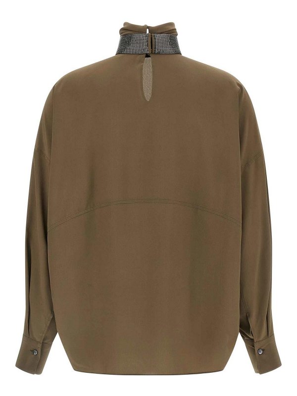 BRUNELLO CUCINELLI: ブラウス online - ブラウス - ブラウン