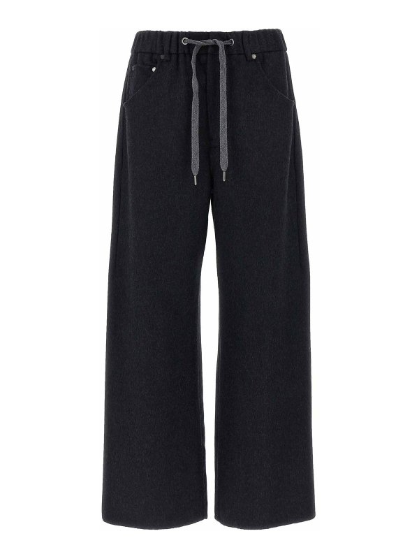 BRUNELLO CUCINELLI: casual trousers - Flannel Pants