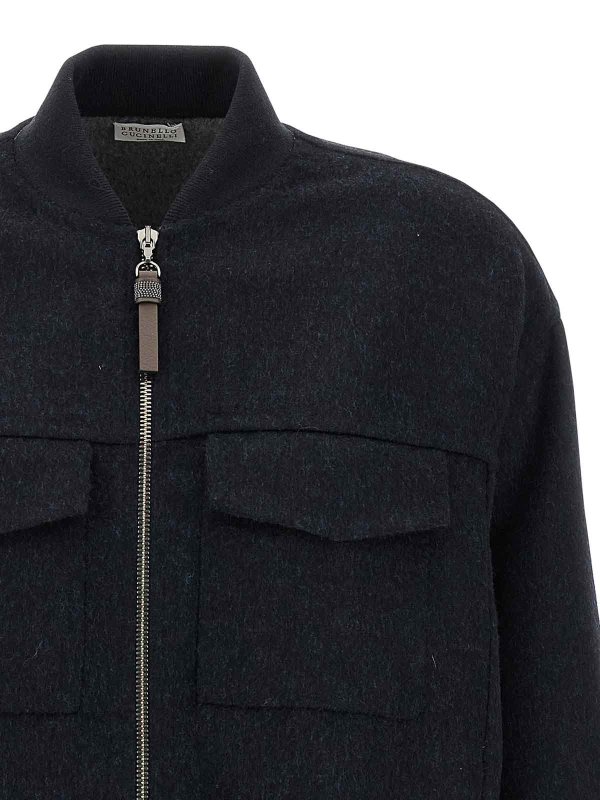 The Best Shops BRUNELLO CUCINELLI: Bomberjacken - Bomberjacke - Blau