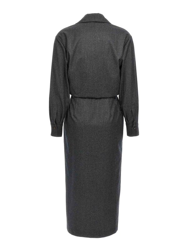 BRUNELLO CUCINELLI: knee length dresses online - Wallet Chemisier Dress