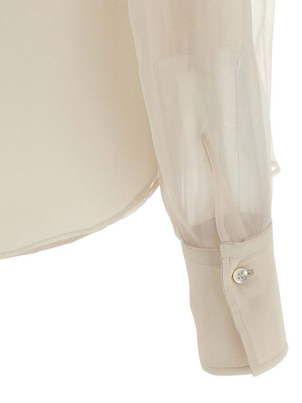 ブラウス - 白 shop online: BRUNELLO CUCINELLI